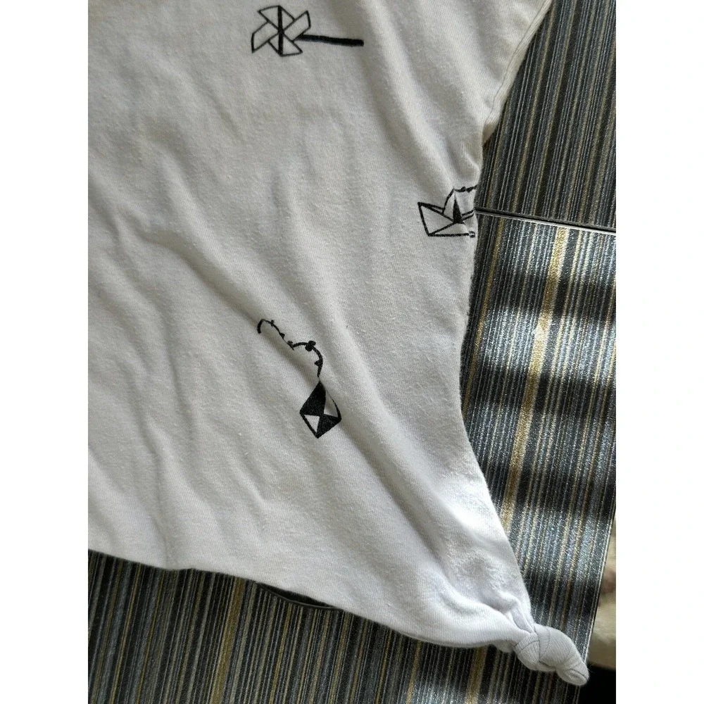 Gootoosh Baby Organic Cotton Boutique Bunny Rabbit Knotted‎ Lovey Blanket